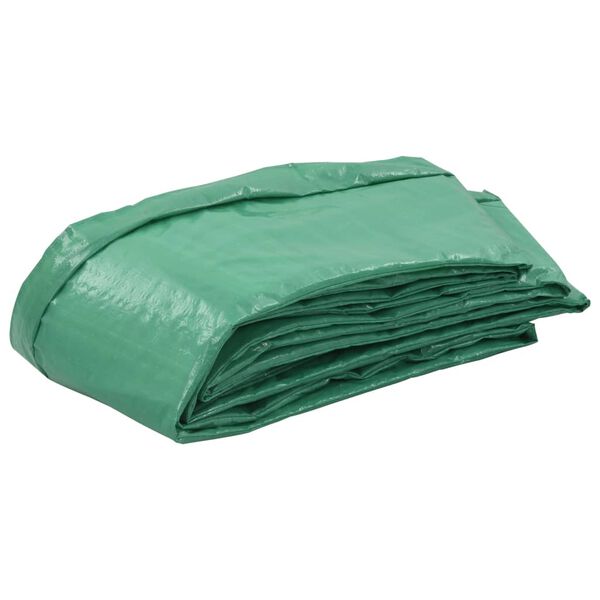 vidaXL Safety Pad PE Green for 10 Feet/3.05 m Round Trampoline