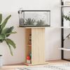 vidaXL Aquarium Stand Sonoma Oak 60.5x36x72.5 cm Engineered Wood