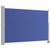 vidaXL Patio Retractable Side Awning 160x300 cm Blue
