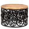 vidaXL Coffee Table Solid Mango Wood 60x40 cm
