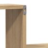 vidaXL Wall Shelves 2 pcs Artisan Oak 100x15x20 cm Engineered Wood