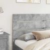 vidaXL Headboard Concrete Grey 160 cm Engineered Wood