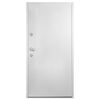 vidaXL Aluminium Front Door White 110x207.5 cm