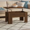 vidaXL Coffee Table Brown Oak 79x49x41 cm Engineered Wood