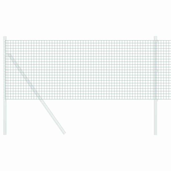 vidaXL Welded Wire Fence Green 0.5 x 50 m