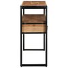 vidaXL Console Table Brown 120 x 33 x 75 cm Solid Acacia Wood