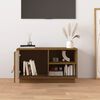 vidaXL TV Cabinet Honey Brown 70x34x40 cm Solid Wood Pine