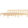 vidaXL Bed Frame without Mattress Solid Wood 200x200 cm