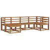 vidaXL Outdoor Sofa Set 6 pcs Natural
