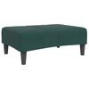 vidaXL Footstool Dark Green 77x55x31 cm Velvet