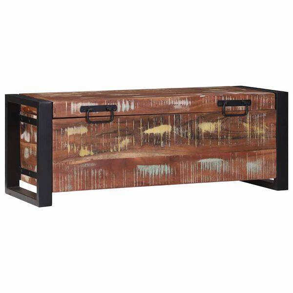 vidaXL Storage Chests Multicolour 80 x 30 x 30 cm Solid Reclaim wood