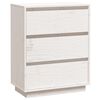 vidaXL Sideboard | White | Solid pinewood | Medium | Sideboard | Rectangular