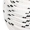vidaXL Braided Boat Rope White 16 mmx50 m Polyester