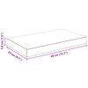 vidaXL Floating Wall Shelves 4 pcs High Gloss White 40x23x3.8 cm MDF