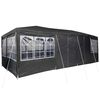 vidaXL Party Tent Anthracite and White 800 x 400 x 266 cm