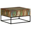 vidaXL Coffee Table 68x68x41 cm Solid Reclaimed Wood