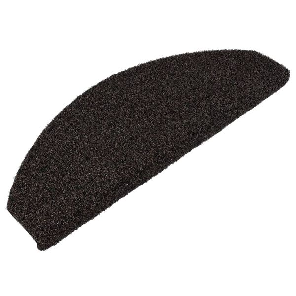 vidaXL Outdoor Stair Mats 5 pcs 65x24.5x3.5 cm Dark Brown Anti Slip
