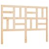 vidaXL Bed Headboard 146x4x104 cm Solid Wood Pine