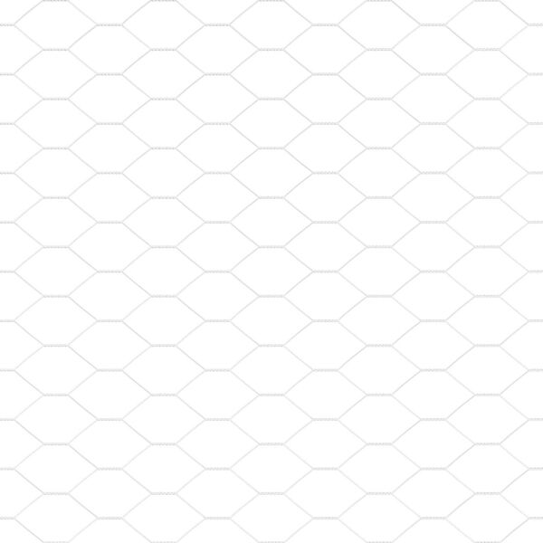 vidaXL Hexagon Fence Silver Silver 0.8 x 10 m Galvanised steel