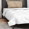 vidaXL Duvet Set with Pillow 2 pcs White Microfibre