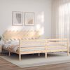 vidaXL Bed Frame without Mattress 200x200 cm Solid Wood