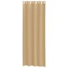 vidaXL Voile Curtains with Grommets 2 pcs Sand
