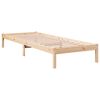 vidaXL Extra Long Bed Frame without Mattress 90x220 cm Solid Wood Pine