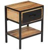 vidaXL Bedside Cabinet Solid Mango Wood 40x30x50 cm
