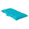 vidaXL Garden Lowback Chair Cushions 6 pcs Turquoise 100x50x7 cm Fabric