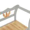 vidaXL Bench Grey 107x45x75.5 cm Solid Wood Fir