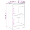 vidaXL Book Cabinet/Room Divider Artisan Oak 40x30x72 cm