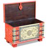 vidaXL Storage Chest Red Mango Wood 80x40x45 cm