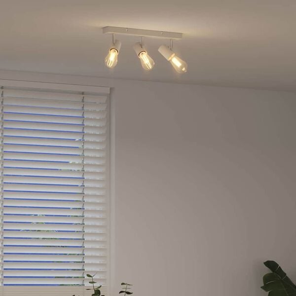 vidaXL Ceiling Spotlight White 38 x 6.5 x 11.5 cm Metal