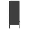 vidaXL Highboard Black 68x39x101.5 cm Steel