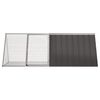 vidaXL Rabbit Cage Anthracite 201.5x80.5x71 cm Galvanised Steel