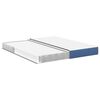 vidaXL Bed Mattress with Mattress Blue 180 x 200 cm Fabric
