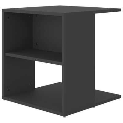 vidaXL Side Table Grey 45x45x48 cm Engineered Wood