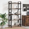 vidaXL Bookshelf Smoked Oak 100 x 33.5 x 178 cm Engineered Wood