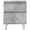 vidaXL Bedside Cabinet Concrete Grey 40x35x50 cm Engineered Wood