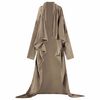 vidaXL Blanket Hoodie Camel Flannel