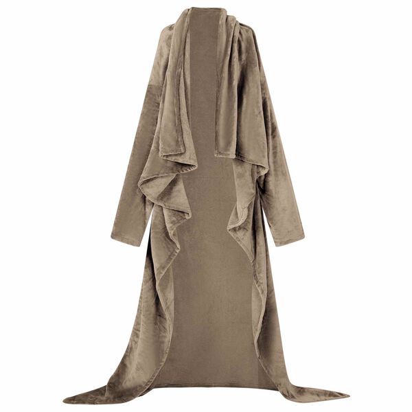 vidaXL Blanket Hoodie Camel Flannel