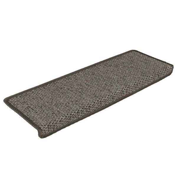 vidaXL Stair Mats Self-adhesive Sisal-Look 30 pcs 65x21x4 cm Grey and Beige