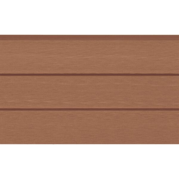 vidaXL WPC Fence Set 2 Square 353x185 Brown