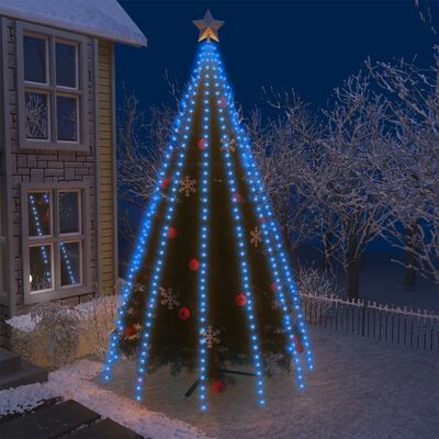 vidaXL Tree Lights with 500 LEDs Blue 500 cm Indoor Outdoor