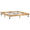 vidaXL Bed Frame without Mattress Solid Mango Wood 180x200 cm Super King
