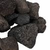vidaXL Volcanic Rocks 10 kg Black 5-8 cm