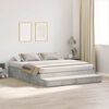vidaXL Storage Bed Frame Concrete Grey 200 cm Engineered Wood