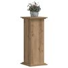 vidaXL Plant Stand Artisan Oak 33x33x80 cm Engineered Wood