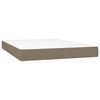 vidaXL Pocket Spring Bed Mattress Medium Taupe 140x190x20 cm Fabric