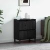 vidaXL Sideboard Black Oak 60 x 35 x 70 cm